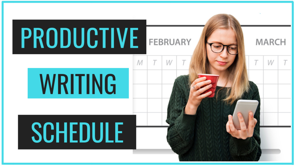 how to create a writing schedule